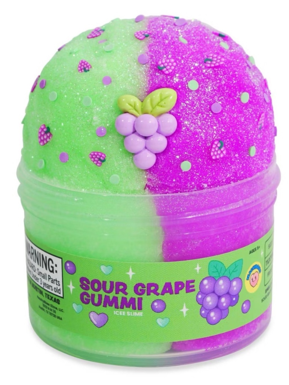 PeachyBbies Sour Grape Gummi Slime and Putties